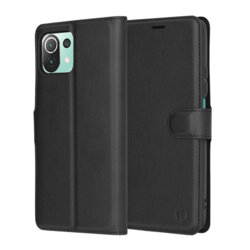Husa Xiaomi Mi 11 Lite 5G Techsuit Leather Folio, negru