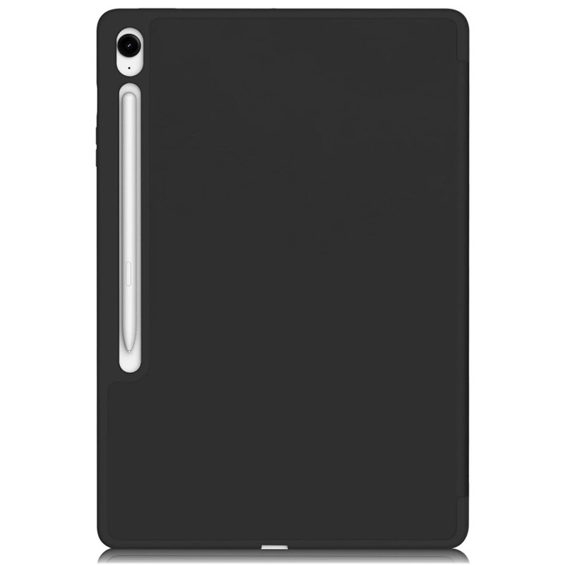 Husa Samsung Galaxy Tab S10 FE Plus Techsuit Flex Trifold Pen, negru