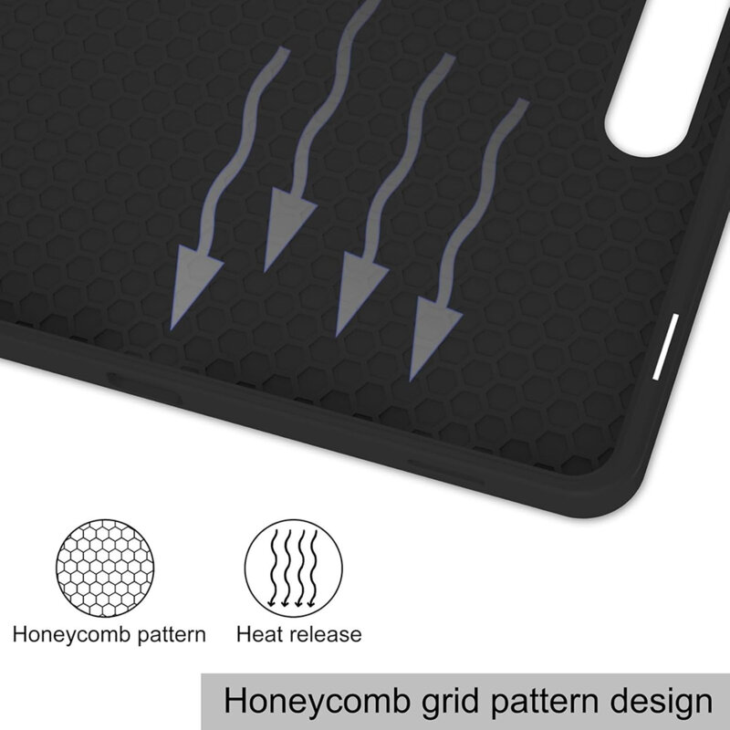 Husa Samsung Galaxy Tab S10 FE Plus Techsuit Flex Trifold Pen, negru