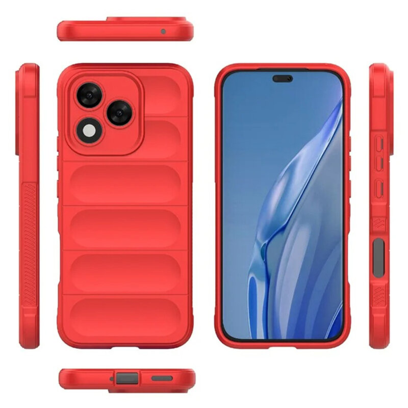 Husa Honor 400 Lite Techsuit Magic Shield, rosu