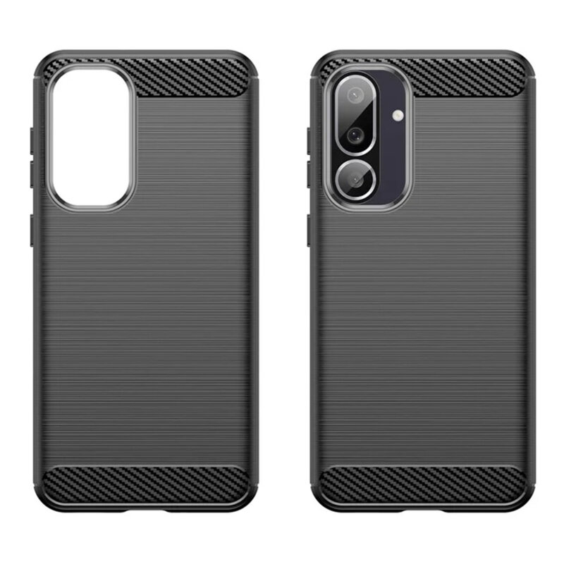 Husa Samsung Galaxy M56 Techsuit Carbon Silicone, negru