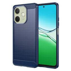 Husa Oppo A5 Pro 4G Techsuit Carbon Silicone, albastru