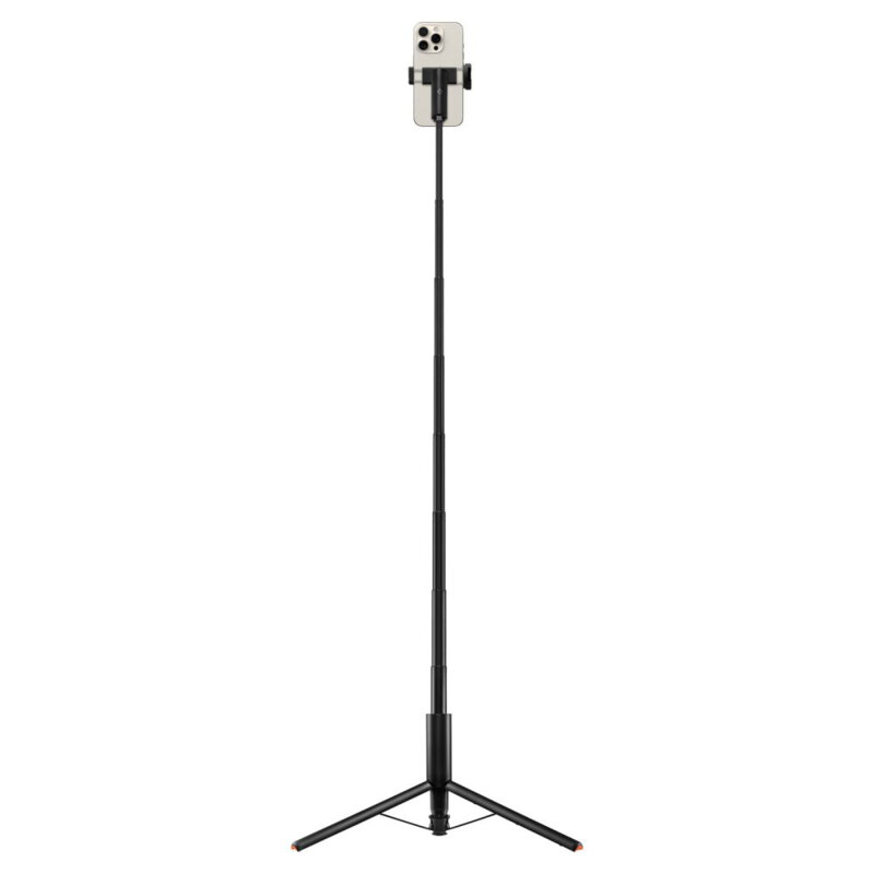 Selfie stick tripod Bluetooth, telecomanda Spigen S541W, negru