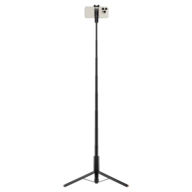 Selfie stick tripod Bluetooth, telecomanda Spigen S541W, negru