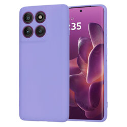 Husa silicon Motorola Edge 60 Pro Techsuit SoftFlex, violet