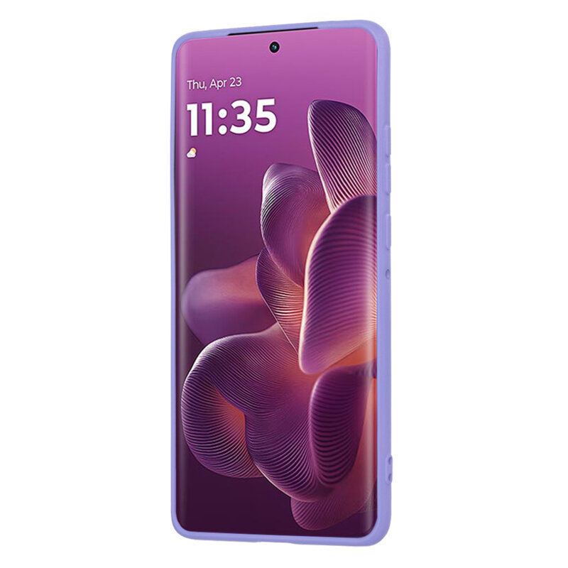 Husa silicon Motorola Edge 60 Pro Techsuit SoftFlex, violet