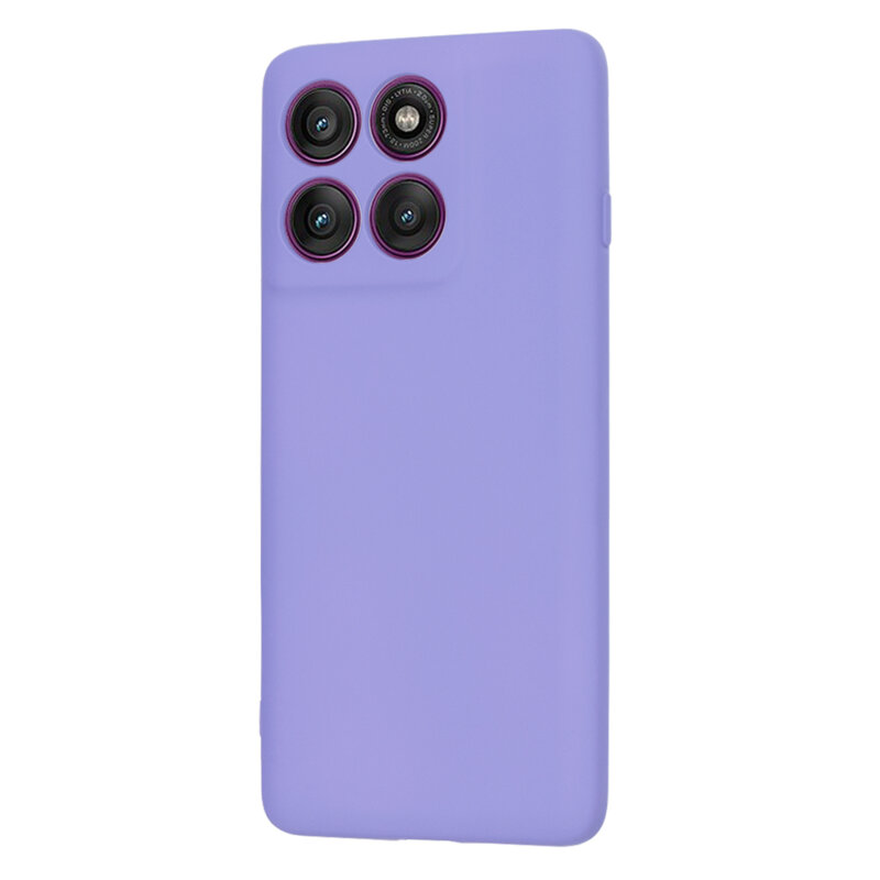 Husa silicon Motorola Edge 60 Pro Techsuit SoftFlex, violet