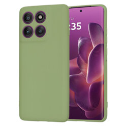 Husa silicon Motorola Edge 60 Pro Techsuit SoftFlex, verde