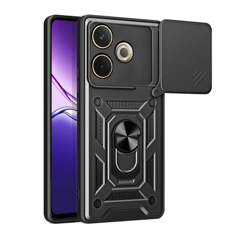 Husa Oppo A5 Pro 5G protectie camera Techsuit CamShield Series, negru