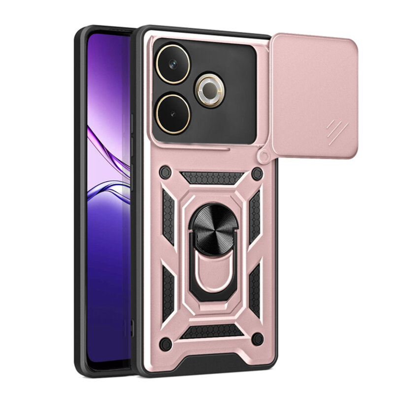Husa Oppo A5 Pro 4G protectie camera Techsuit CamShield Series, roz