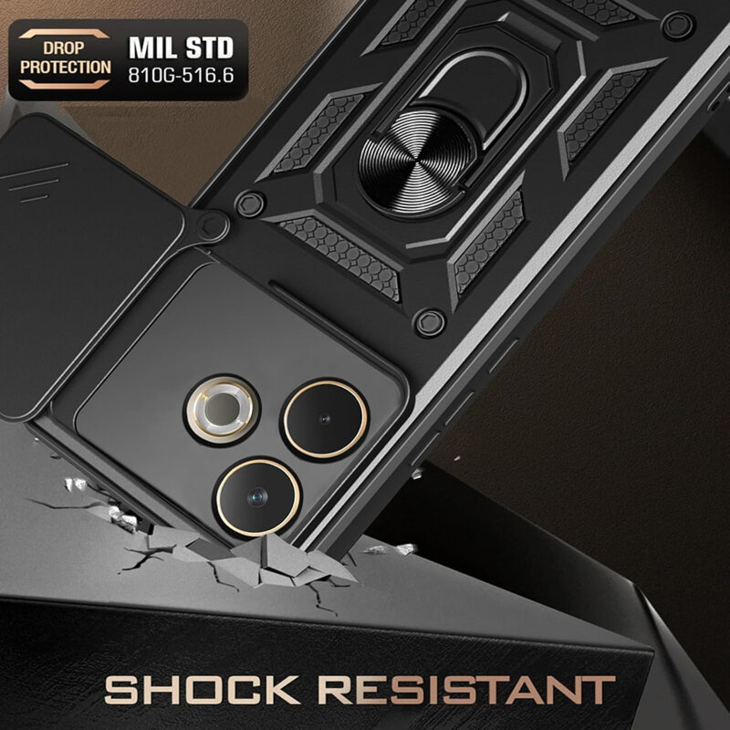 Husa Oppo A5 Pro 5G protectie camera Techsuit CamShield Series, albastru