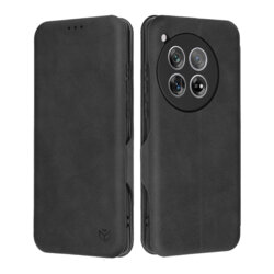 Husa 360° OnePlus 12 Techsuit Safe Wallet Plus, negru