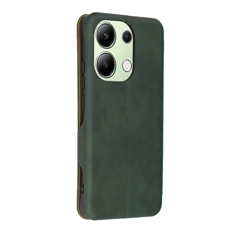 Husa 360° Xiaomi Redmi Note 13 4G Techsuit Safe Wallet Plus, verde