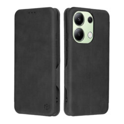 Husa 360° Xiaomi Redmi Note 13 4G Techsuit Safe Wallet Plus, negru