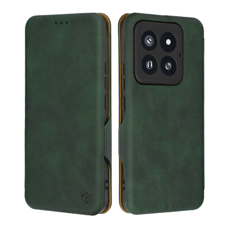 Husa 360° Xiaomi 14 Pro Techsuit Safe Wallet Plus, verde