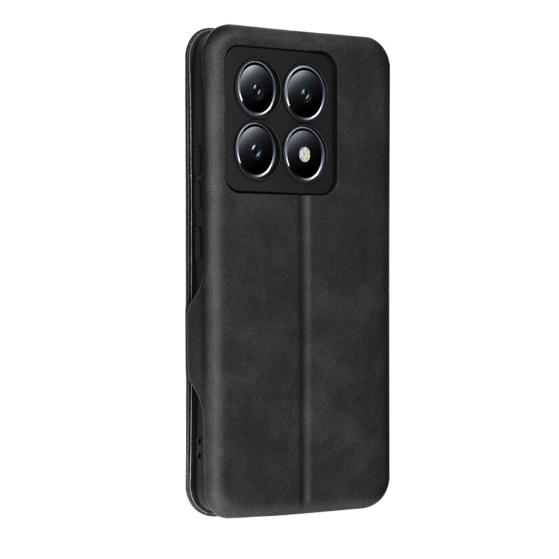 Husa 360° Xiaomi 14 Pro Techsuit Safe Wallet Plus, negru