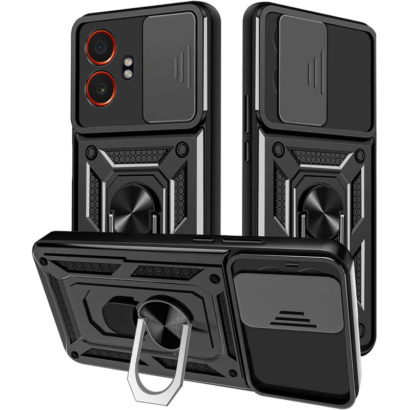Husa Samsung Galaxy Xcover7 Pro protectie camera Techsuit CamShield Series, negru