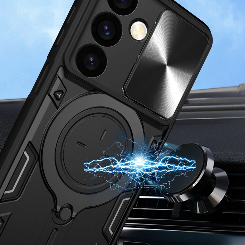 Husa Oppo A5 Pro 4G Techsuit CamGuard Pro, negru