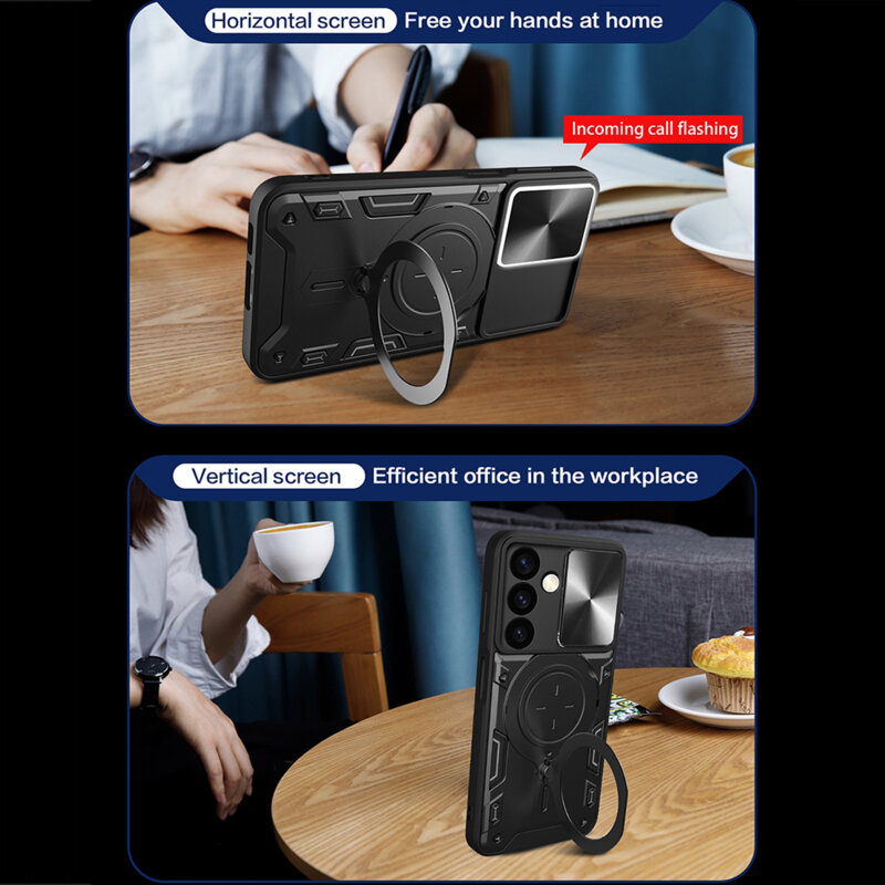 Husa Oppo A5 Pro 4G Techsuit CamGuard Pro, negru