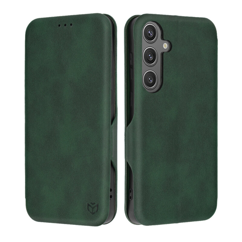 Husa 360° Samsung Galaxy S24 Techsuit Safe Wallet Plus, verde