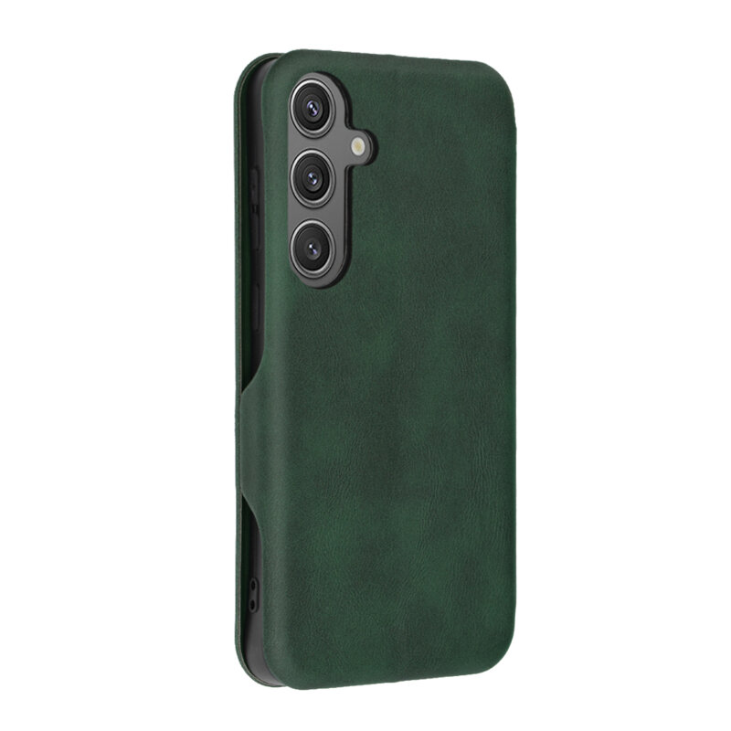 Husa 360° Samsung Galaxy S24 Techsuit Safe Wallet Plus, verde