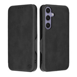 Husa 360° Samsung Galaxy S24 Techsuit Safe Wallet Plus, negru