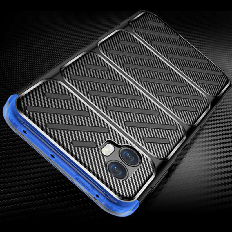 Husa Samsung Galaxy Xcover7 Pro Techsuit CarbonFiber, negru