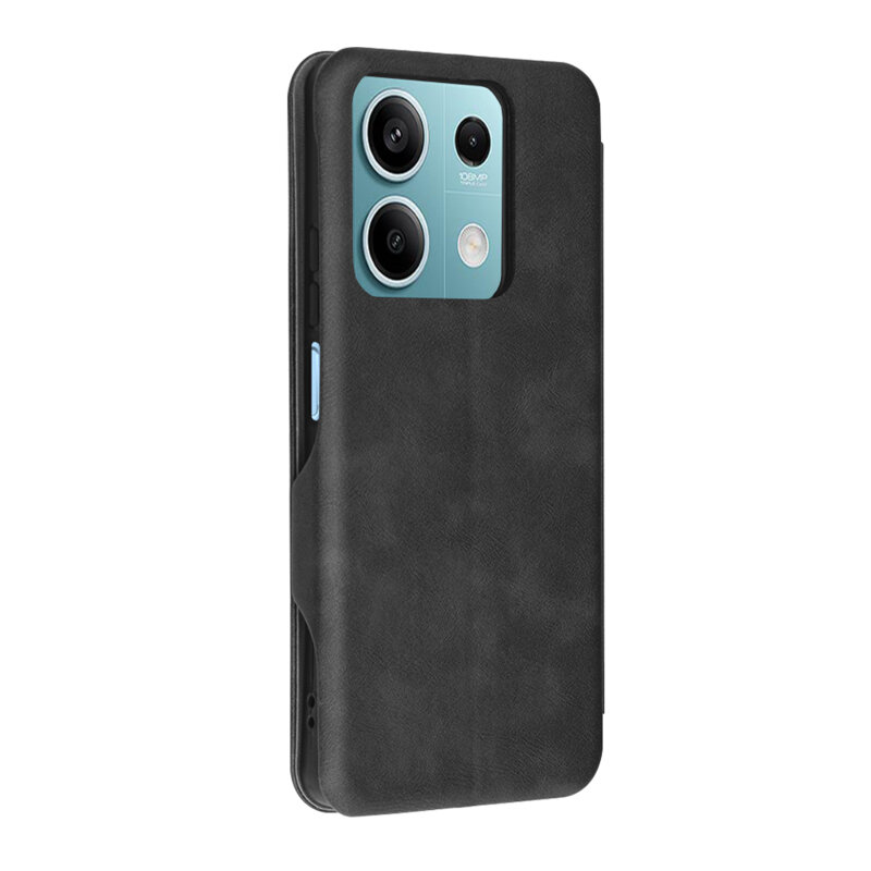 Husa 360° Xiaomi Redmi Note 13 5G Techsuit Safe Wallet Plus, negru
