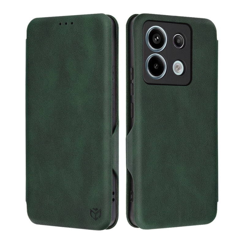 Husa 360° Xiaomi Redmi Note 13 Pro 5G Techsuit Safe Wallet Plus, verde