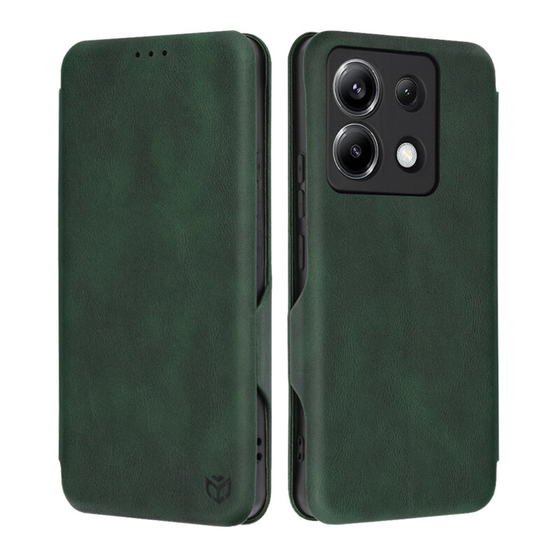 Husa 360° Xiaomi Poco X6 Techsuit Safe Wallet Plus, verde
