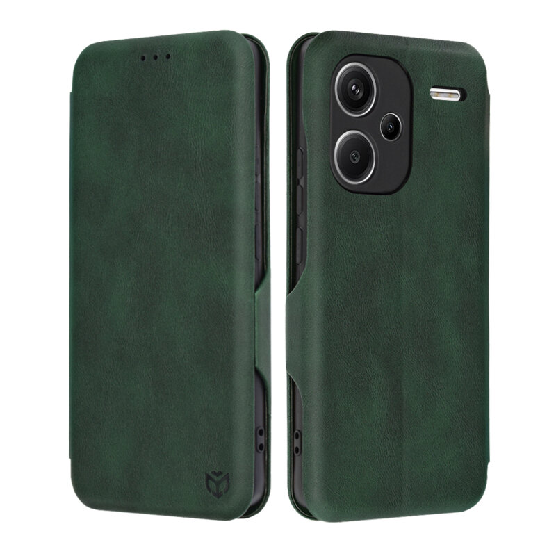 Husa 360° Xiaomi Redmi Note 13 Pro+ 5G Techsuit Safe Wallet Plus, verde