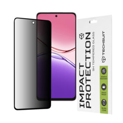 Folie sticla Oppo A5 Pro 5G Techsuit 111D Privacy Full Glue, negru
