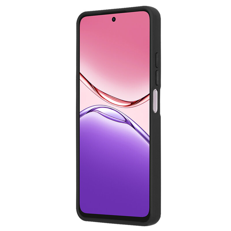 Husa Oppo A5 Pro 5G Techsuit Glinth cu inel suport stand magnetic, negru