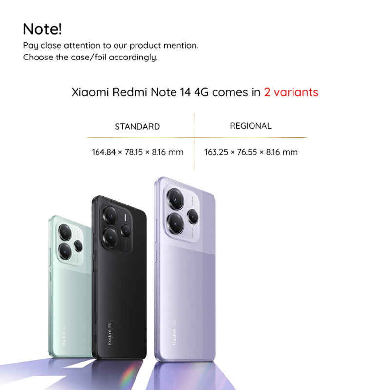 Husa 360° Xiaomi Redmi Note 14 4G (Standard) Techsuit ColorVerse, negru