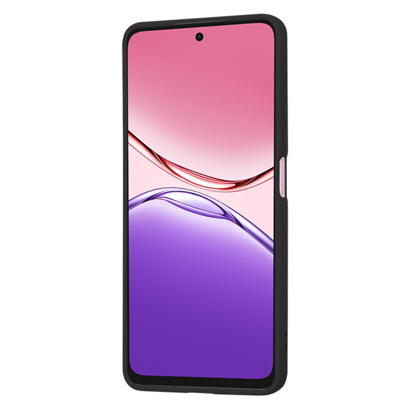 Husa silicon Oppo A5 Pro 5G Techsuit SoftFlex, negru