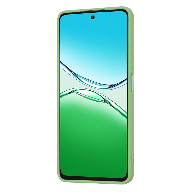 Husa silicon Oppo A5 Pro 4G Techsuit SoftFlex, verde deschis