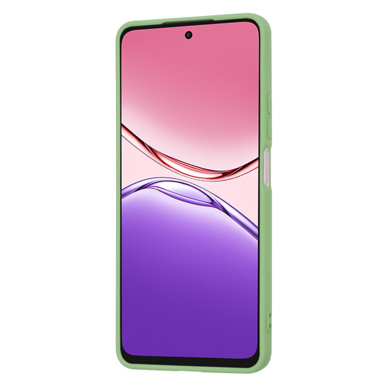 Husa silicon Oppo A5 Pro 5G Techsuit SoftFlex, verde deschis