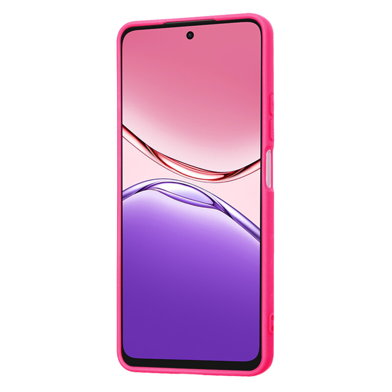 Husa silicon Oppo A5 Pro 5G Techsuit SoftFlex, fucsia