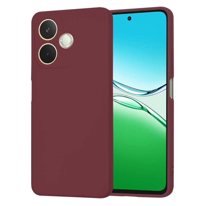 Husa silicon Oppo A5 Pro 4G Techsuit SoftFlex, bordo