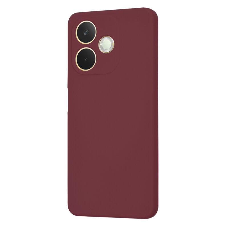 Husa silicon Oppo A5 Pro 4G Techsuit SoftFlex, bordo
