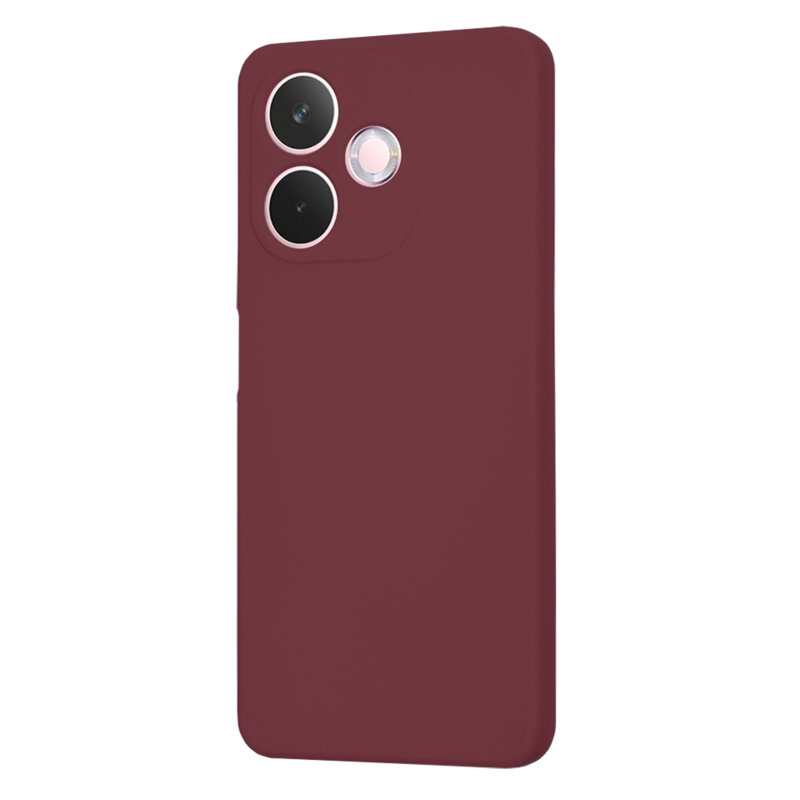 Husa silicon Oppo A5 Pro 5G Techsuit SoftFlex, bordo