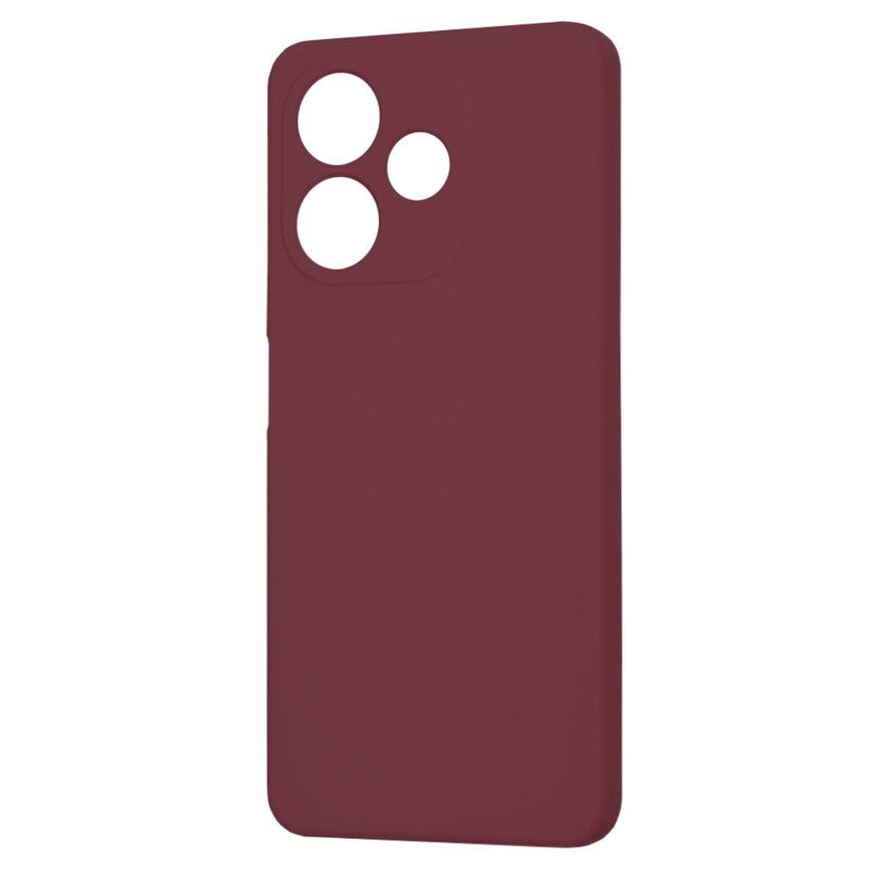 Husa silicon Oppo A5 Pro 5G Techsuit SoftFlex, bordo
