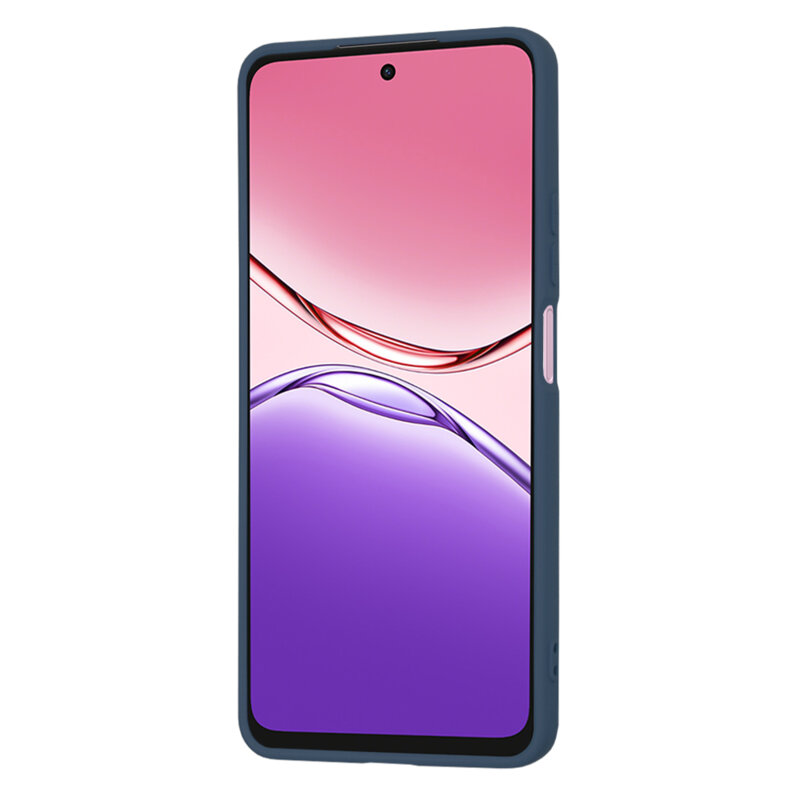 Husa silicon Oppo A5 Pro 5G Techsuit SoftFlex, bleumarin