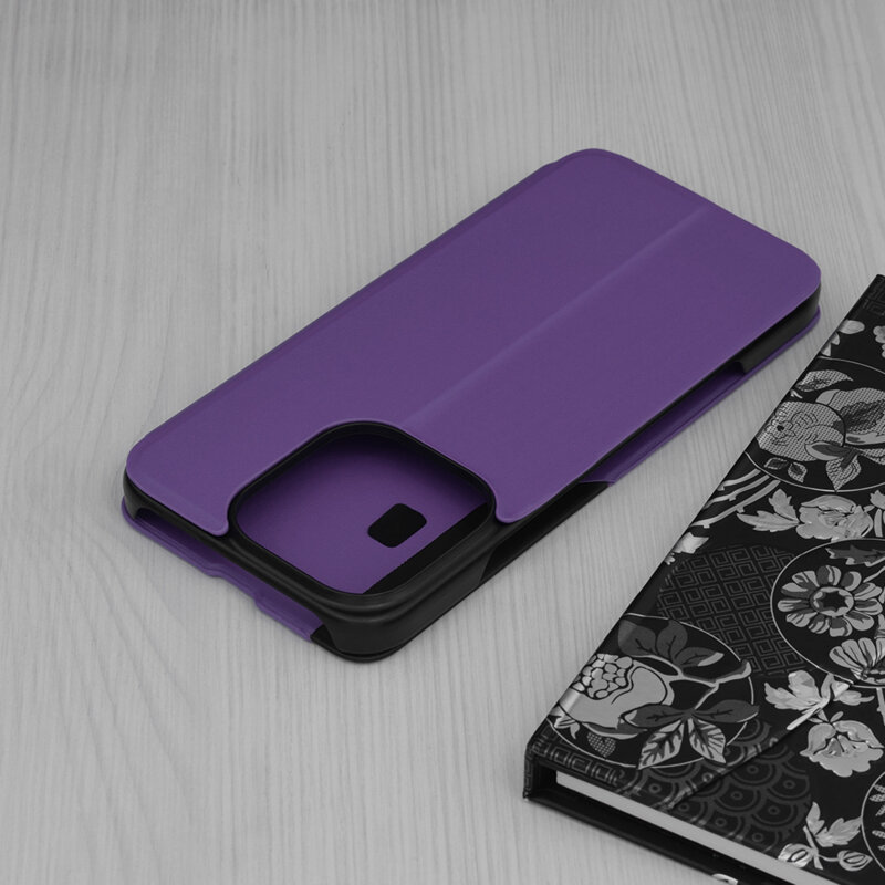 Husa Honor 400 Lite Eco Leather View flip tip carte, mov