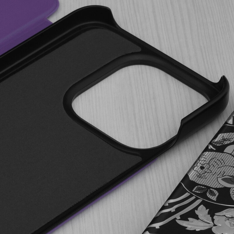 Husa Honor 400 Lite Eco Leather View flip tip carte, mov