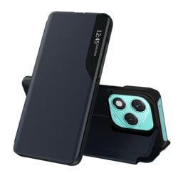 Husa Honor 400 Lite Eco Leather View flip tip carte, albastru
