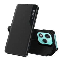 Husa Honor 400 Lite Eco Leather View flip tip carte, negru