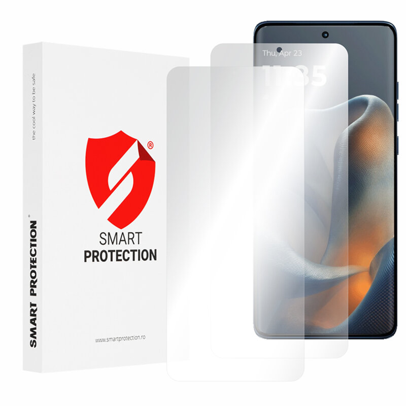 [Pachet 2x] Folie regenerabila premium Motorola Edge 60 Fusion Smart Protection Classic, transparenta
