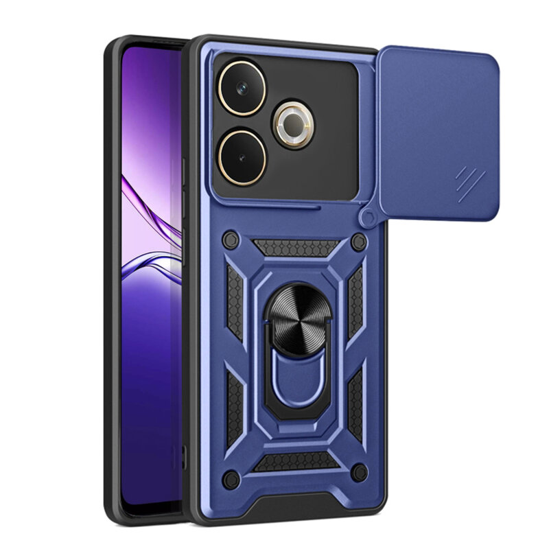 Husa Oppo A5 Pro 5G protectie camera Techsuit CamShield Series, albastru