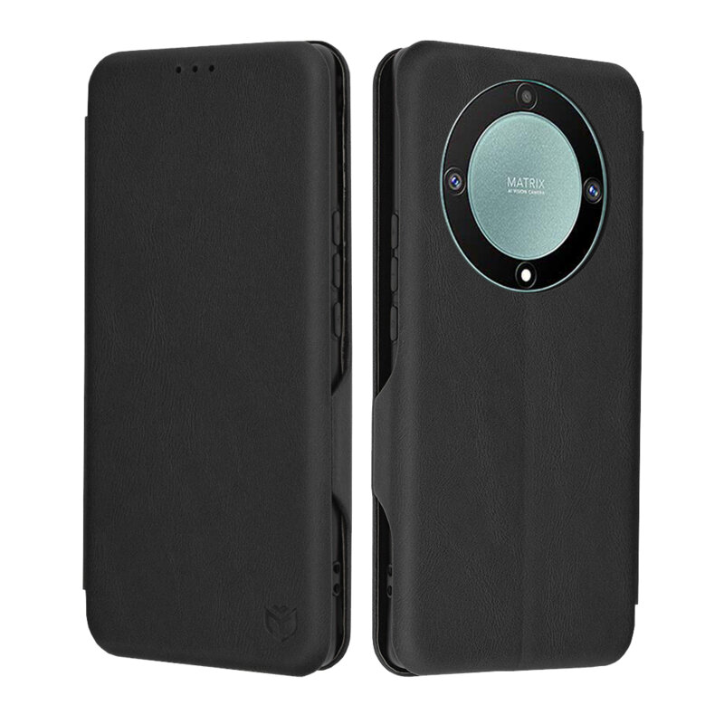 Husa 360° Honor Magic5 Lite Techsuit Safe Wallet Plus, negru